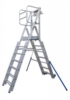 Werkplatform telescopisch 1,65 tot 4,50m