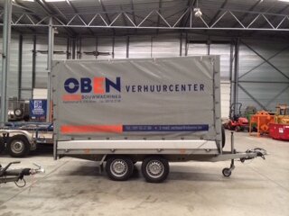 Aanhangwagen 2 t + bache